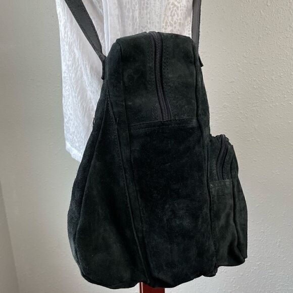 NWT Prago Black Leather Crossbody Bag - Picture 6 of 7